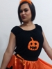 DISFRAZ PARA MUJER TIPO CALABAZA PARA HALLOWEEN